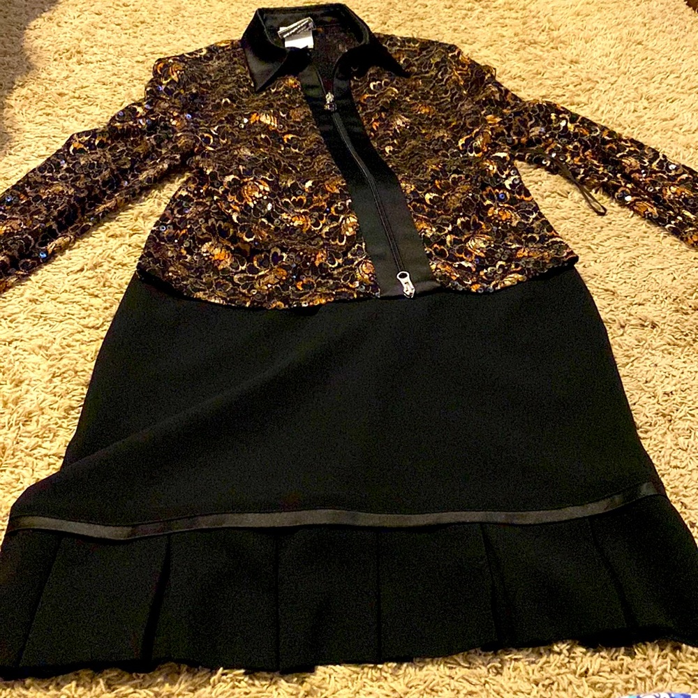 Joseph ribbkoff EUC SKIRT SUIT SET jacket size 12 skirt skirt size 8